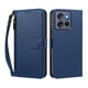 thumbnail image 1 of Funda Tipo Billetera para Motorola Moto Edge 60 neo con Soporte y Bolsillo con Cierre Azul profundo, 1 of 1