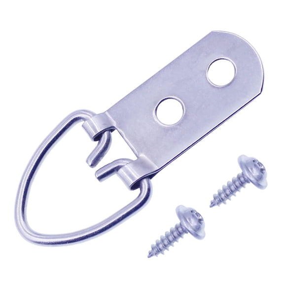 Colgador de Cuadros GUSSKER 60 unidades con Anillo en D y Tornillos