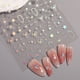 thumbnail image 5 of Xiao Hua Patrón de Lazo de Estrella Dorada Stickers de Uñas Autoadhesivas -10 Hojas, 4.13 X 3.15in Stickers de Uñas de Tema Personalizado, Manualidades de Arte de Uñas DIY Decoración de Empaque de, 5 of 5