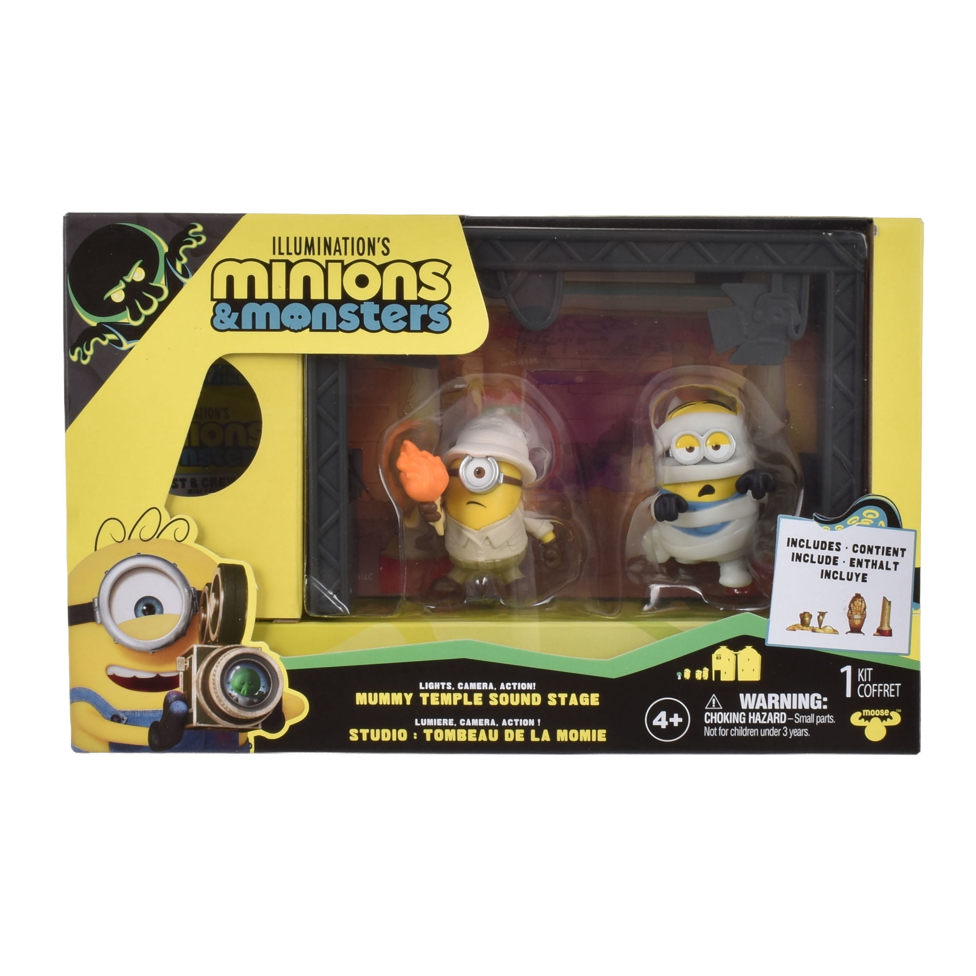 Set 2 Mini Figura Minions 3 - Momia