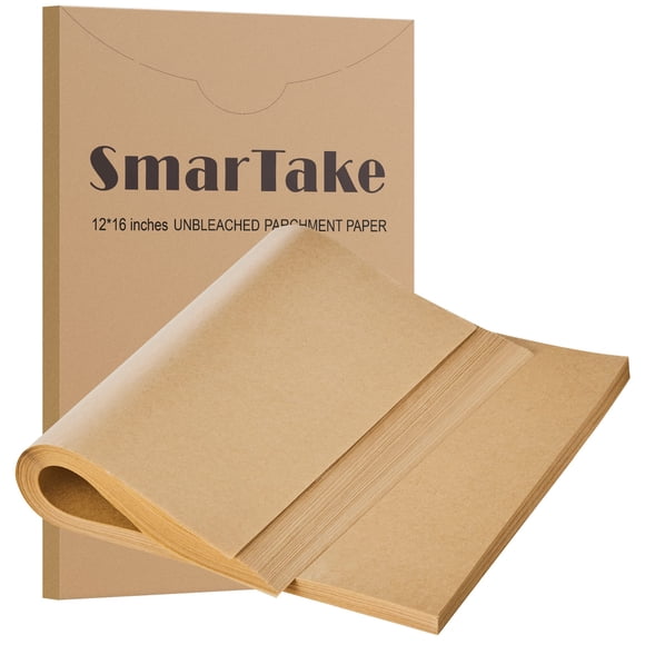 Bandejas para hornear de papel pergamino SMARTAKE, 200 unidades, 30 x 40 cm