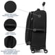 thumbnail image 4 of Equipaje Travelpro Maxlite 5 Softside Carry On de 21 pulgadas, color negro, 4 of 6