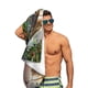 thumbnail image 5 of El Arca de Noé Toalla de playa de secado rápido con diseño temático, regalo para mujeres y niñas, ideal para cumpleaños, fans, amantes de la música, uso en la playa o al aire libre, 78 × 150 cm, 5 of 6
