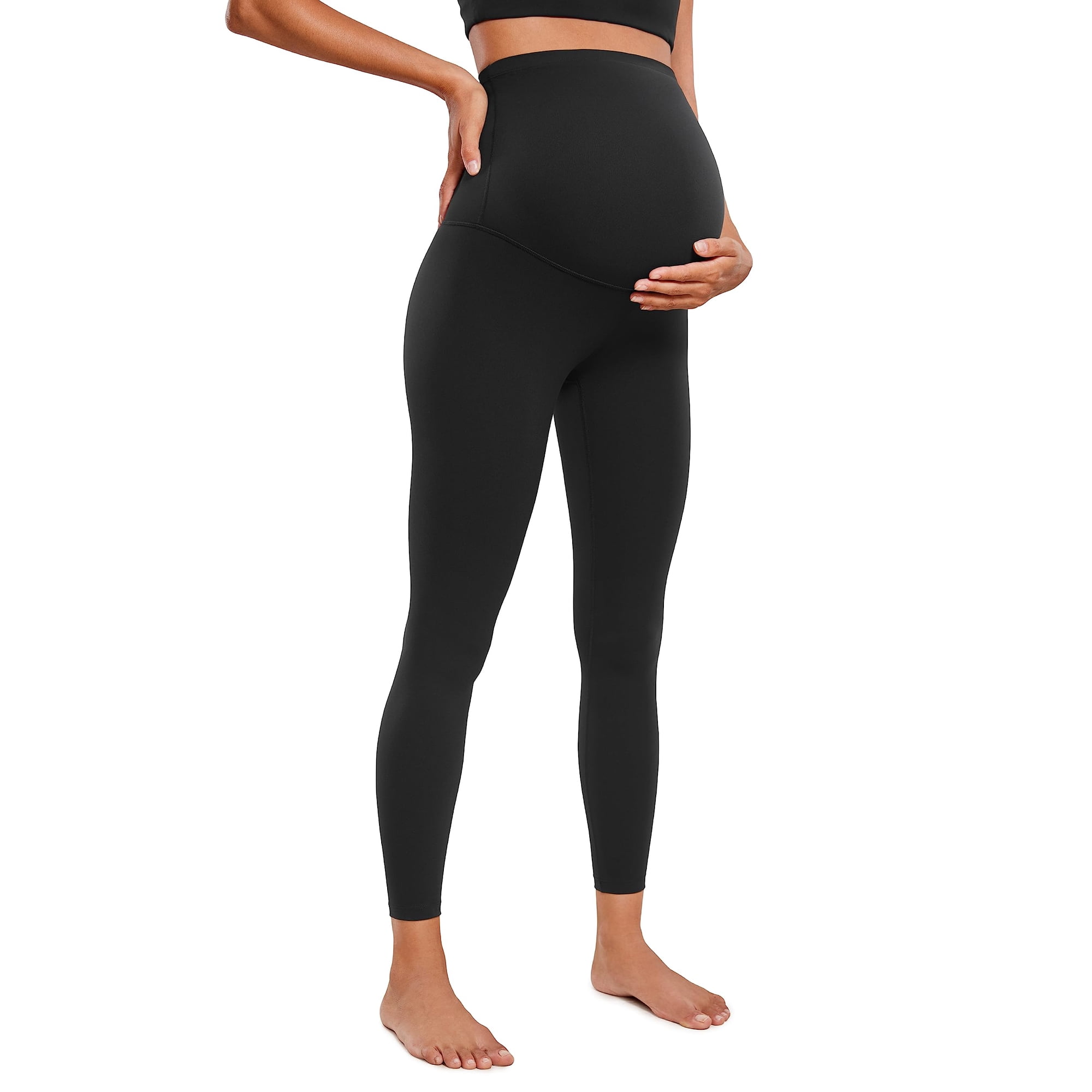 Pantalones Leggings Maternidad Crz Yoga Butterluxe Negro Talle Pequeño 64 Cm