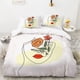thumbnail image 2 of Nordic Simple Continuous Line Drawing King Queen Duvet Cover ArtPainting Bedding Set Abstract Stick Figure Polyester Quilt Cover, 2 of 5