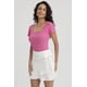 thumbnail image 4 of Polera Mujer Escote Cuadrado Fucsia - ll, 4 of 8