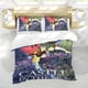 thumbnail image 5 of El Castillo en el Cielo Conjunto de sábanas temático, trío de piezas, cómodo y amigable con la piel, diseño único, regalo de decoración para el hogar para familiares, amigos y fans, 90 cm * 190 cm, 5 of 6