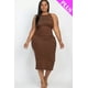 thumbnail image 5 of Vestido Largo con Espalda Abierta Cruzada en Talla Grande, 5 of 11