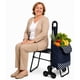thumbnail image 1 of Carro de Compras para Feria y Supermercado con Asiento Plegable | Estructura Reforzada de Fierro | 6 Ruedas de Patín de Alta Resistencia, 1 of 14