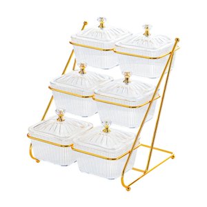 Magideal - Fruits Drado Bandeja De La Bandeja Organizador De La Bandeja De La Bandeja De La Bandeja Multiuse Decoración Platos Nórdicos Nórdicos Para La Cocina Claro