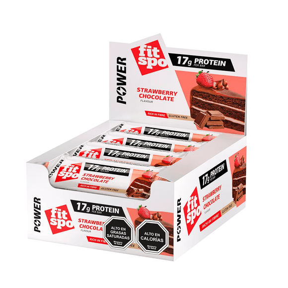 Barra 20g Proteína Strawberry Chocolate 12u