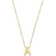 thumbnail image 1 of Collar Kendra Scott Letra A Gold, 1 of 2