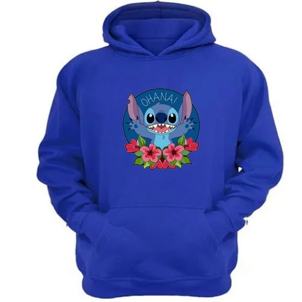 Genérico - Polerón Canguro Extraterrestre Azul Azul Talla L Unisex