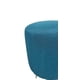 thumbnail image 3 of Pouff Redondo Lino Turquesa, 3 of 3