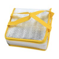 Bothyi - Bolsa Térmica Para Calentar Alimentos, Para Restaurante, Para Pizza, Con Aislamiento, Color Amarillo, 35 X 35 X 10 Cm