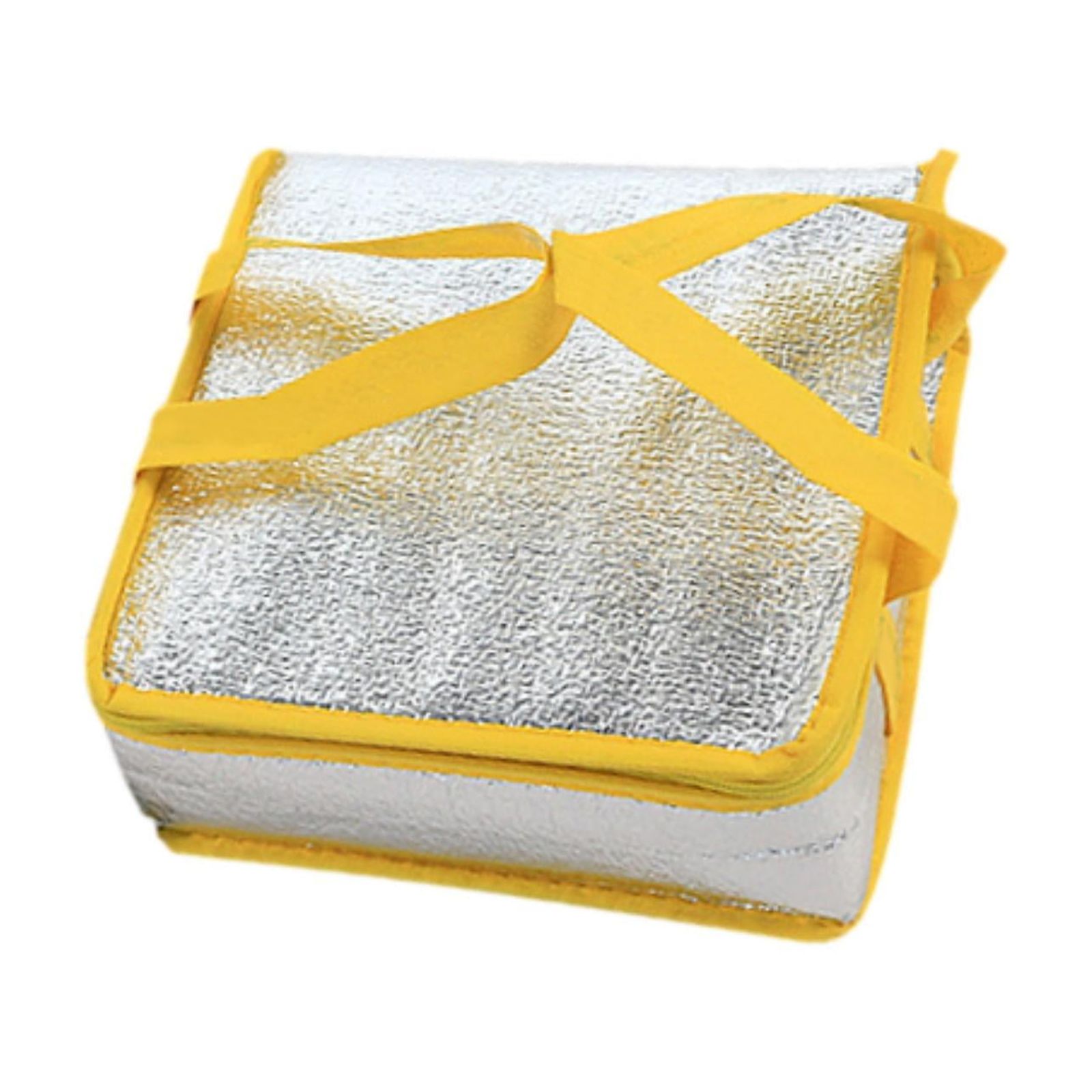 Bothyi - Bolsa Térmica Para Calentar Alimentos, Para Restaurante, Para Pizza, Con Aislamiento, Color Amarillo, 35 X 35 X 10 Cm