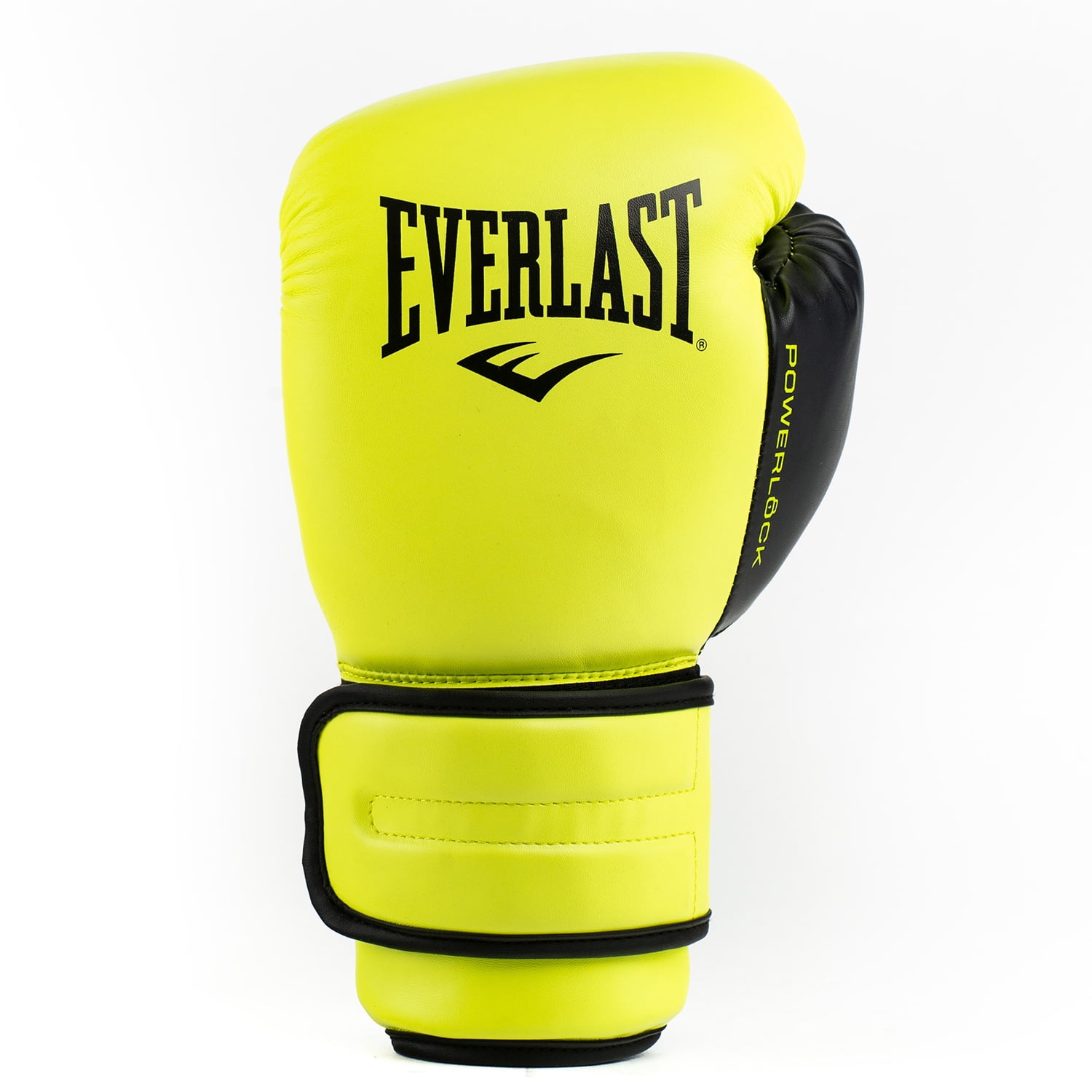 Guantes De Boxeo Powerlock 2 Tr  Hook & Loop  Amarillo Neón/Negro 16 Oz