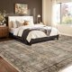 thumbnail image 2 of Alfombra de Área Rugxara 254 × 203 cm Marrón Lavable Vintage, 2 of 9