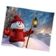thumbnail image 2 of Manta Franela Impresión Digital Cama Sofá Throw Snowman_2 130x150cm, 2 of 5