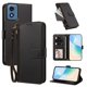 thumbnail image 2 of Funda con Billetera para [Motorola Moto G Play 2024 4G] con Bolsillo Zipper y Tarjetero Negro, 2 of 6