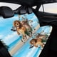 thumbnail image 4 of Madagascar-theme Car Rear Seat Covers Back Elastic Flexible Car Seat Covers Decorative Fits Most Cars 120x59x76cm, 4 of 6