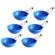 thumbnail image 1 of 6 Piezas Bebederos De Pollo Cuenco De Agua Cuencos De Plástico Para Pollitos De Codorniz Azul, 1 of 5