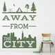 thumbnail image 2 of Decomural Away From The City WS-46153, 2 of 2