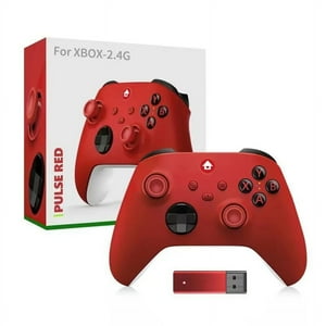 Aaronmei Gamepad Para Xbox 360 Inalámbrico 2.4G Rojo