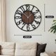 thumbnail image 2 of Reloj de pared Maxstar 61 cm redondo de metal y madera – 24 pulgadas, 2 of 8