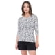 thumbnail image 1 of Polera Mujer Algodón Print Blanco Manchas Negras Corona, 1 of 5