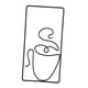 thumbnail image 4 of Línea De Decoraciones De Arte De Pared De Metal Moderno Esculturas De Pared Para Dormitorio De Oficina Estilo D, 4 of 5