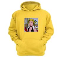 Genérico - Polerón Canguro Marilyn Amarillo Talla Xl Unisex