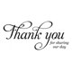 thumbnail image 1 of Decomural Thank You Wedding WS-17068, 1 of 2