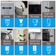 thumbnail image 4 of Bloqueos de Correa de Seguridad Bates Choice Pack de 6, Ajustables a 20 cm, 4 of 8