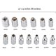 thumbnail image 4 of Juego de llaves de vaso métricas LSLANSOON 46 piezas 1/4" de impulso, 4 of 9