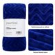 thumbnail image 1 of Manta Martiné Flannel Jacquard Ondas 127x152 cm Azul, 1 of 3