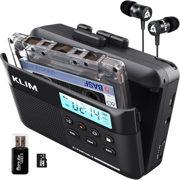 Reproductor Cassette K7 Conversor Mp3 8gb Sd Usb