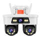 thumbnail image 1 of Cámara De Seguridad Jortan 8 5g Monitoreo Triple Lente 360° Blanco, 1 of 2