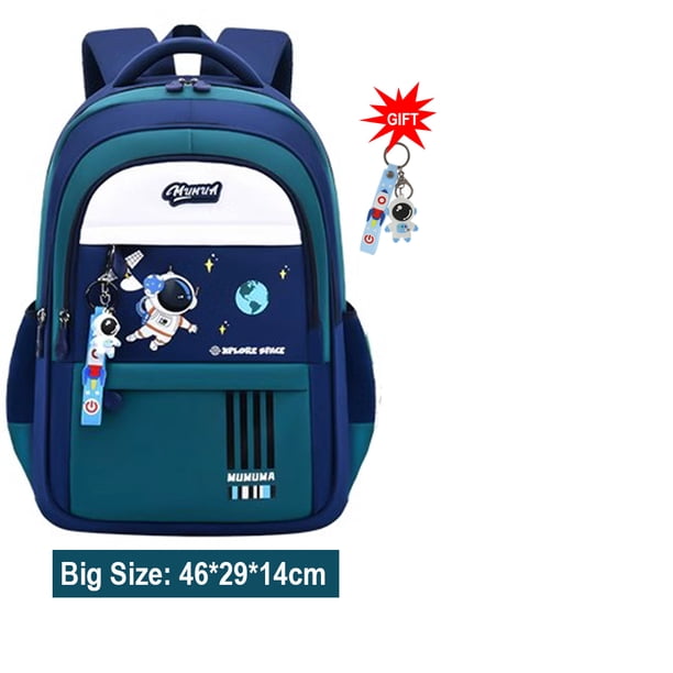 NEW Nylon Backpack Child Girl Boy Cartoon Back Bag Elementary Student School Bags Set Waterproof Lightweight Kids Book Bag