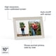 thumbnail image 4 of Marco de fotos digital Aura Stone 10.1 HD Mat Display blanco, 4 of 5