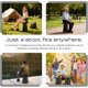 thumbnail image 3 of Taburete plegable Collapsible Stool, portátil, ajustable, 18 pulgadas, capacidad de 800 lb, 3 of 3