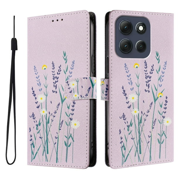 FOXDOCK Funda Tipo Cartera para Motorola Moto G86 Power con Soporte y Correa – Diseño de Patrones Lindos