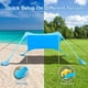 thumbnail image 3 of Toldo Playa Thereugokinexio 7.5x7.5FT UPF50 UV Azul, 3 of 3