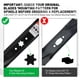 thumbnail image 3 of Cuchillas Para Cortacésped De 42 Pulgadas Para Cub Cadet Y Troy bilt, 3 of 9