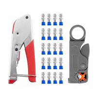 Genérico - Kit De Herramientas Para Redes Crimpeadora Pelacable