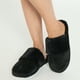 thumbnail image 3 of Pantufla de Mujer Zapatilla Gamuza Negro, 3 of 3