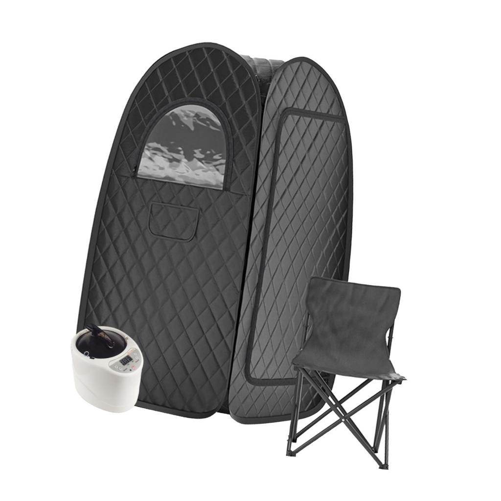 Magideal - Sauna De Portátil, Temperatura Ajustable, Temporizador De 1-99 Minutos, Tiempo Y Temperatura, Control Remoto, Tienda De Sauna Personal De Tamaño