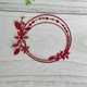 thumbnail image 5 of Troqueles de corte de metal con forma de copo de nieve navideño con forma de marco circular, 5 of 8
