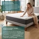 thumbnail image 5 of Cama Europea New Top Colchon Resortes 23 Cm 2 Plazas Base Dividida Tela Velvet Gris, 5 of 8