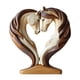 thumbnail image 1 of Adorno decorativo de caballo, artesanía de madera, regalo de inauguración de la casa, artesanías de caballos amorosos, decoración de escritorio para, 1 of 5
